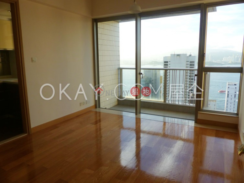 HK$ 35,000/ month Island Crest Tower 1, Western District | Stylish 2 bed on high floor with sea views & balcony | Rental
