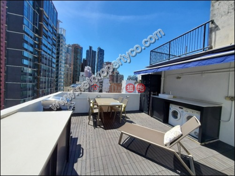 Rear nicely done up roof in Central, Tim Po Court 添寶閣 Rental Listings | Central District (A069006)