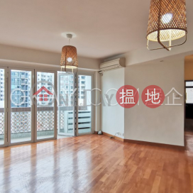 Nicely kept 2 bedroom on high floor with balcony | Rental | Jing Tai Garden Mansion 正大花園 _0