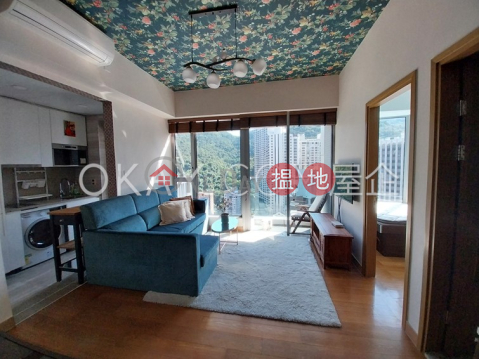Tasteful 1 bedroom on high floor with balcony | Rental | One Wan Chai 壹環 _0