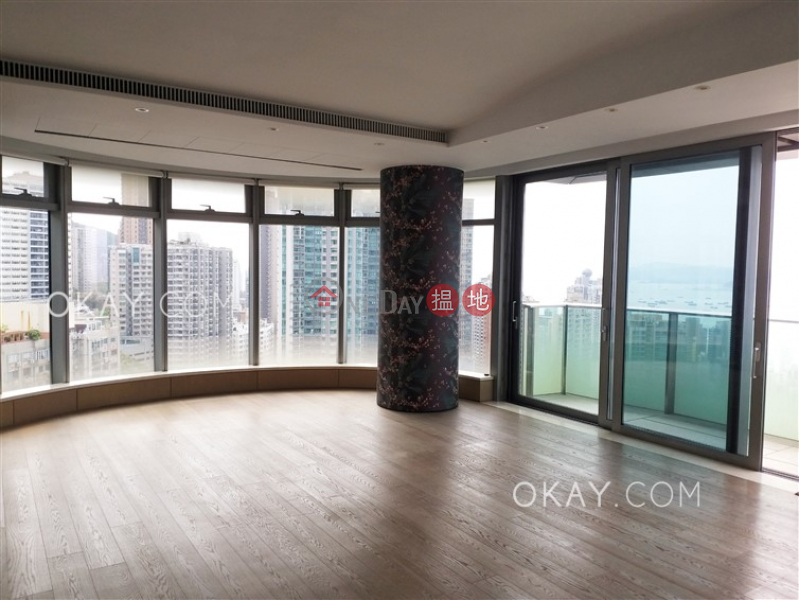 Property Search Hong Kong | OneDay | Residential Sales Listings | Stylish 3 bed on high floor with sea views & balcony | For Sale