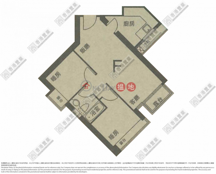 Two-bedroom unit at The HarbourSide, 188 Canton Road | Yau Tsim Mong, Hong Kong, Sales, HK$ 13.5M