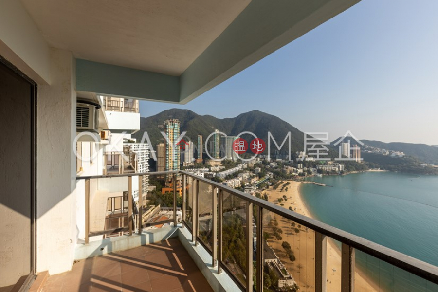 Beautiful 4 bed on high floor with balcony & parking | Rental | Repulse Bay Apartments 淺水灣花園大廈 Rental Listings