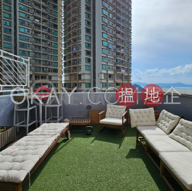 Charming 1 bed on high floor with sea views & rooftop | Rental | Grand Fortune Mansion 裕福大廈 _0