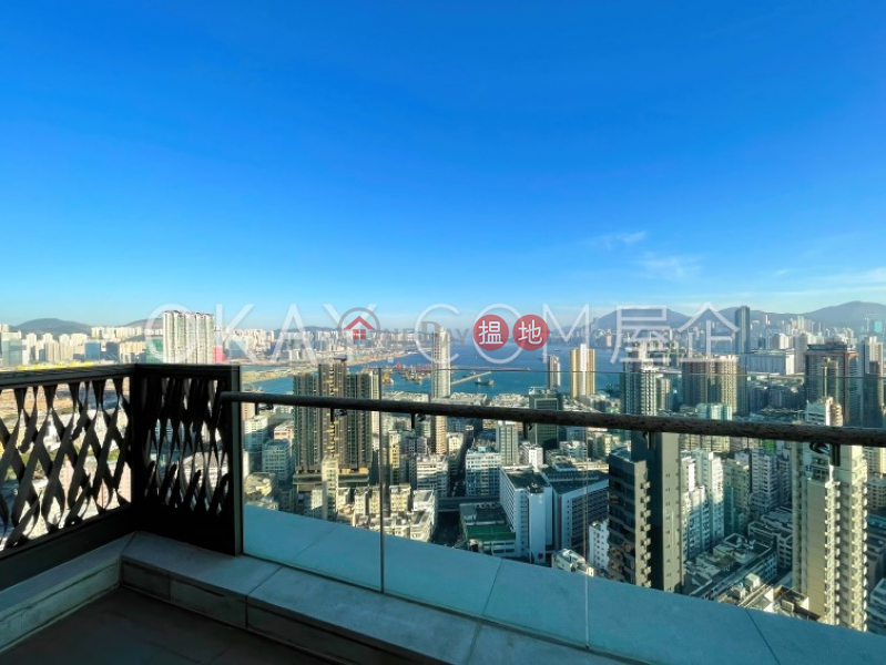 Unique 4 bed on high floor with harbour views & rooftop | Rental | Celestial Heights Phase 1 半山壹號 一期 Rental Listings