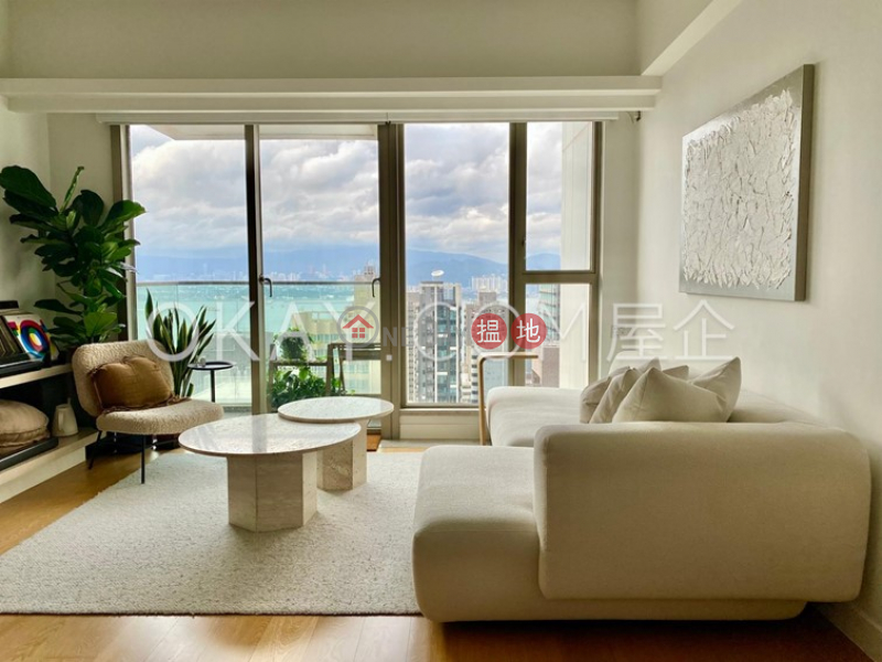 Lovely 2 bedroom on high floor with sea views & balcony | Rental | The Nova 星鑽 Rental Listings