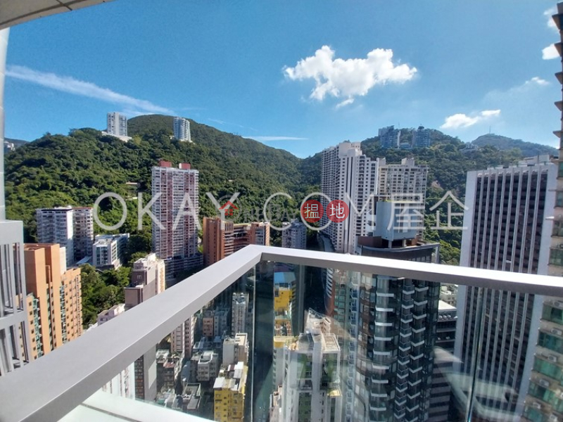 1房1廁,極高層,露台壹環出租單位|壹環(One Wan Chai)出租樓盤 (OKAY-R261569)