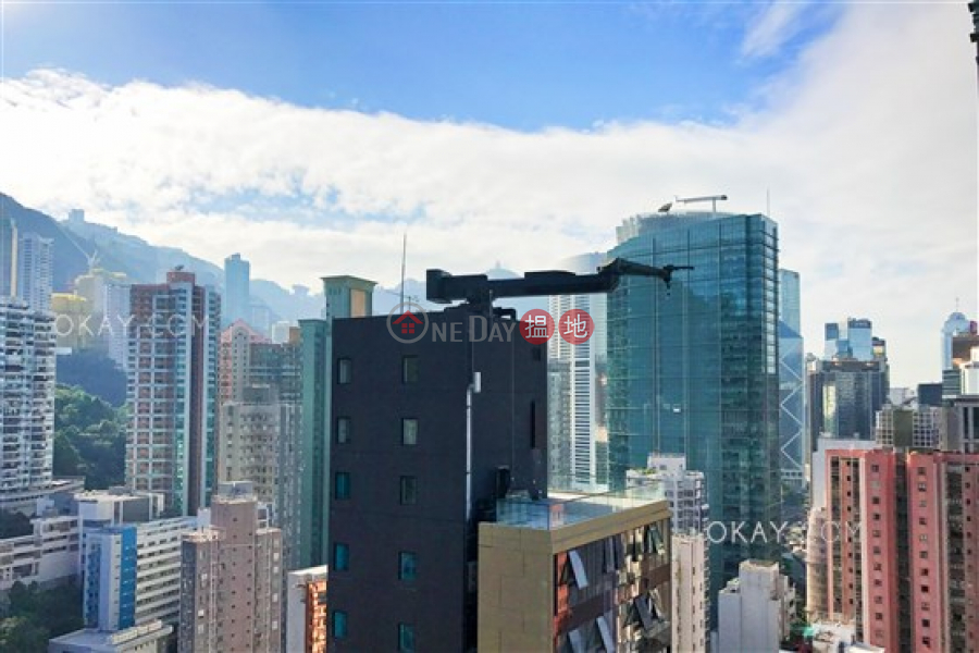 HK$ 26,000/ month, J Residence, Wan Chai District, Generous 1 bed on high floor with sea views & balcony | Rental