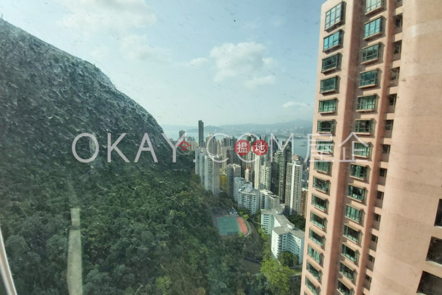 Efficient 3 bed on high floor with sea views & parking | Rental 18 Old Peak Road | Central District, Hong Kong Rental HK$ 75,000/ month