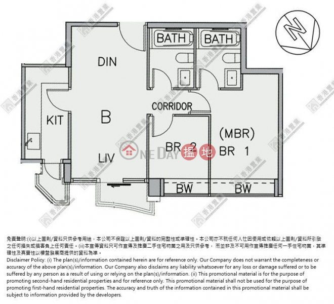 HK$ 33,800/ month Grand Austin Tower 3A Yau Tsim Mong, good view