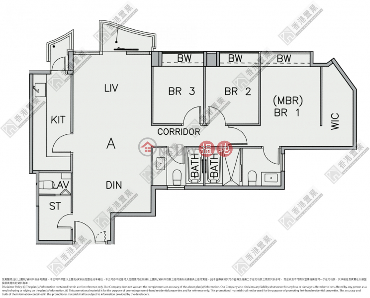 HK$ 3,500萬Grand Austin 1座油尖旺|GRAND AUSTIN三房一套