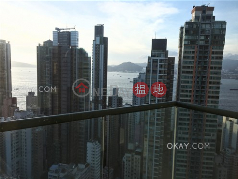Charming 3 bed on high floor with sea views & balcony | Rental | University Heights Block 2 翰林軒2座 _0