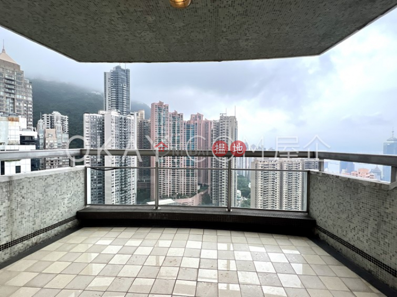 Efficient 3 bed on high floor with balcony & parking | Rental 1 Tregunter Path | Central District | Hong Kong | Rental | HK$ 90,000/ month