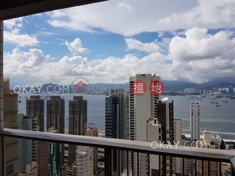 Gorgeous 2 bedroom on high floor with balcony | Rental | Island Crest Tower 1 縉城峰1座 _0