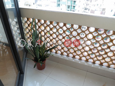 Luxurious 2 bed on high floor with sea views & balcony | Rental | Jing Tai Garden Mansion 正大花園 _0