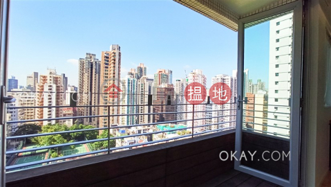 Rare 1 bedroom with balcony | Rental, Cherry Crest 翠麗軒 | Central District (OKAY-R74038)_0