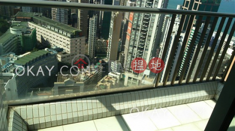 Cozy 1 bedroom on high floor with balcony | For Sale | One Pacific Heights 盈峰一號 _0