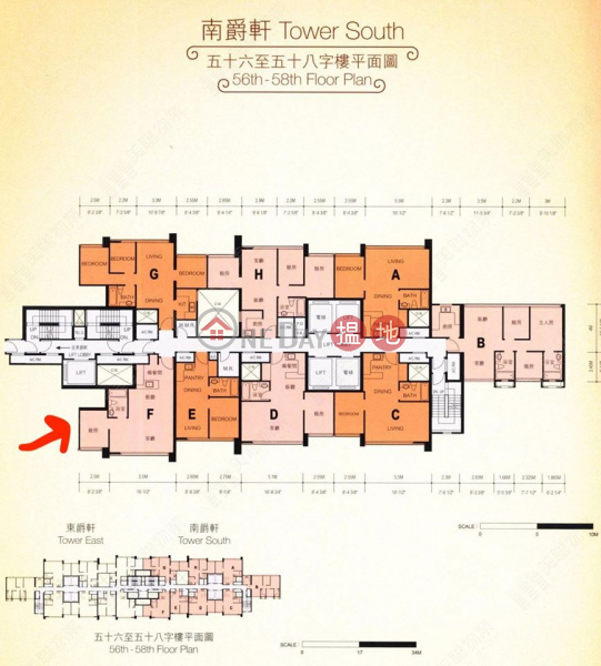 爵悅庭 南爵軒 (A2)-極高層|住宅-出售樓盤|HK$ 790萬