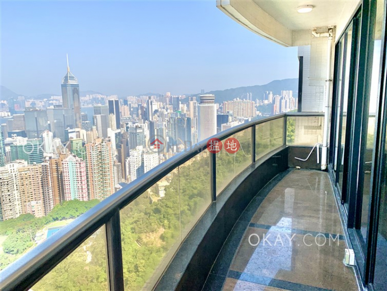 Lovely 4 bed on high floor with harbour views & balcony | Rental | Hong Villa 峰景 Rental Listings