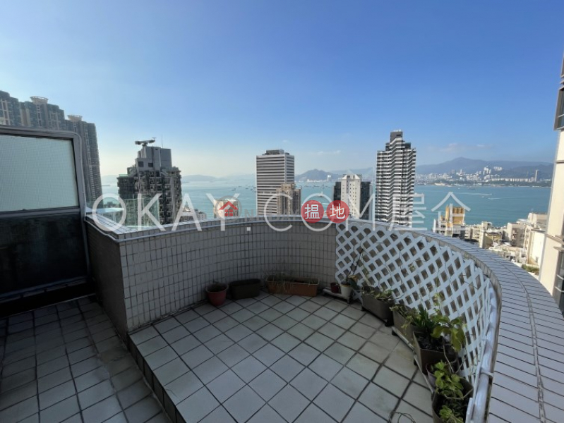 Property Search Hong Kong | OneDay | Residential | Rental Listings | Charming penthouse with sea views, rooftop & terrace | Rental