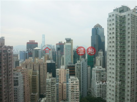 Charming 1 bedroom on high floor with harbour views | Rental | Bellevue Place 御林豪庭 _0