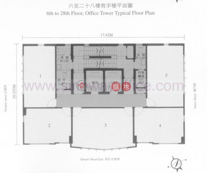 900sq.ft Office for Rent in Wan Chai, Shun Feng International Centre 順豐國際中心 Rental Listings | Wan Chai District (H000368923)