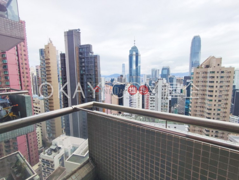 HK$ 63,000/ month | The Grand Panorama Western District | Unique 3 bedroom with harbour views & balcony | Rental