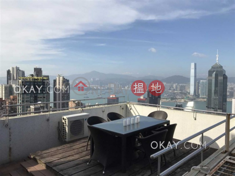 Lovely penthouse with harbour views & rooftop | Rental | Tycoon Court 麗豪閣 _0