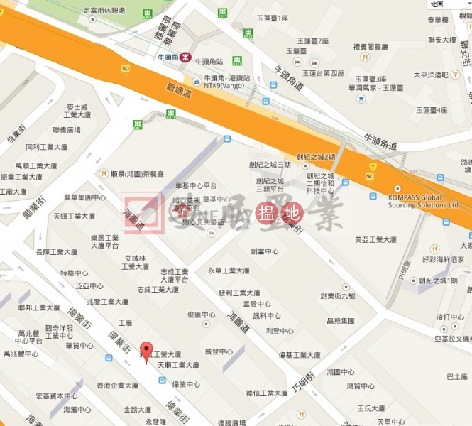 Property Search Hong Kong | OneDay | Industrial Rental Listings, 觀塘 彩虹工業大廈 [代理盤]