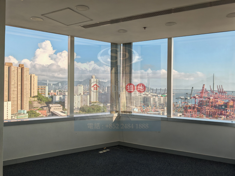 Kwai Chung Ever Gain: Sea View Office With Carpet And Fitted Partitions, 88 Container Port Road | Kwai Tsing District | Hong Kong | Rental, HK$ 34,502/ month