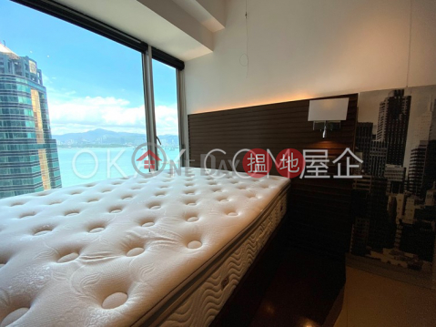 Cozy 2 bedroom on high floor with sea views & balcony | Rental | Princeton Tower 普頓臺 _0