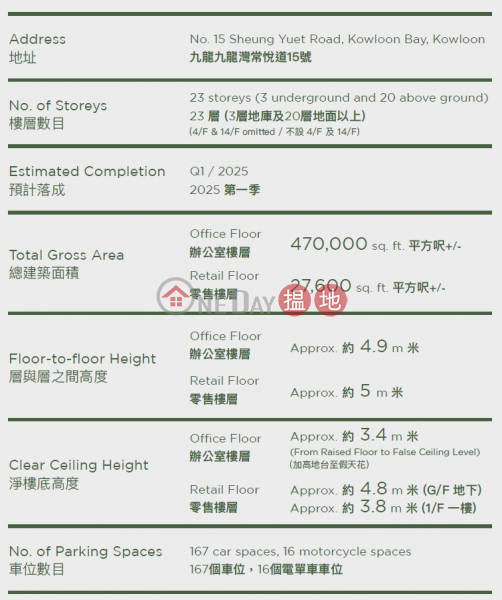 Property Search Hong Kong | OneDay | Office / Commercial Property Rental Listings, 九龍灣 The Cendas [代理盤]