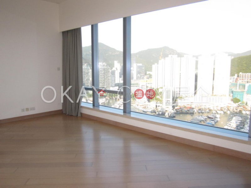 HK$ 75,000/ month | Larvotto Southern District | Unique 3 bed on high floor with harbour views & balcony | Rental