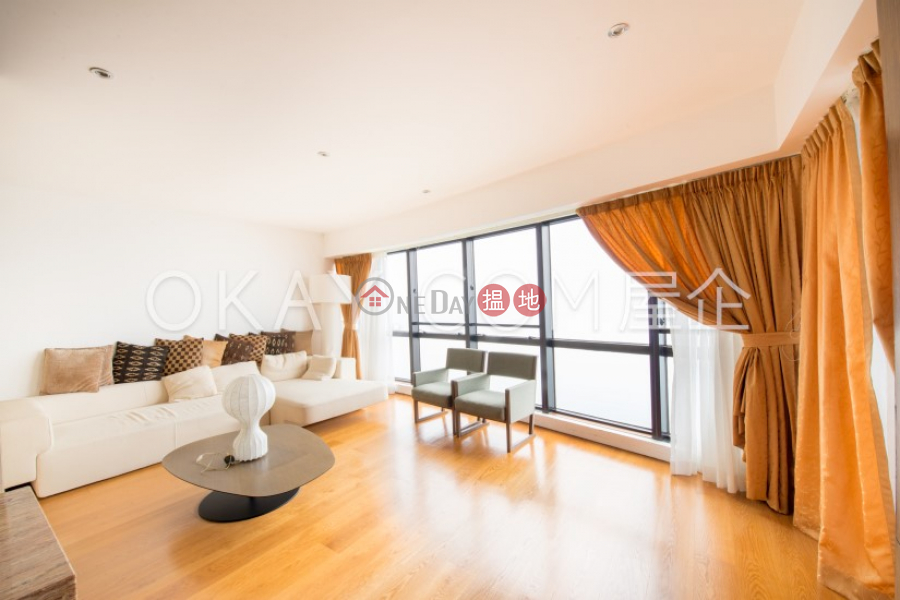 Stylish 4 bed on high floor with sea views & balcony | Rental | Pacific View Block 3 浪琴園3座 Rental Listings