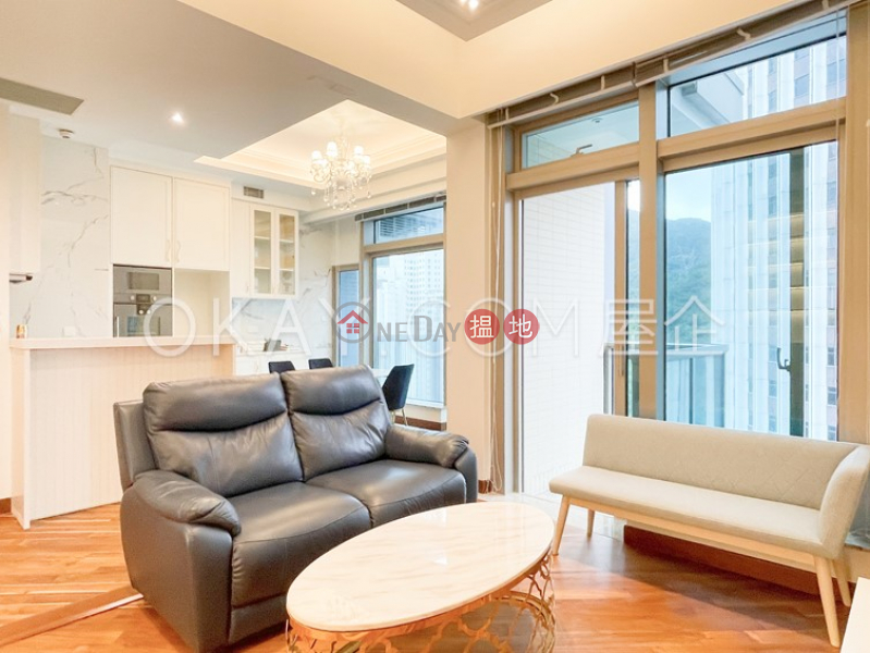 Exquisite 2 bed on high floor with balcony & parking | For Sale | The Avenue Tower 2 囍匯 2座 Sales Listings