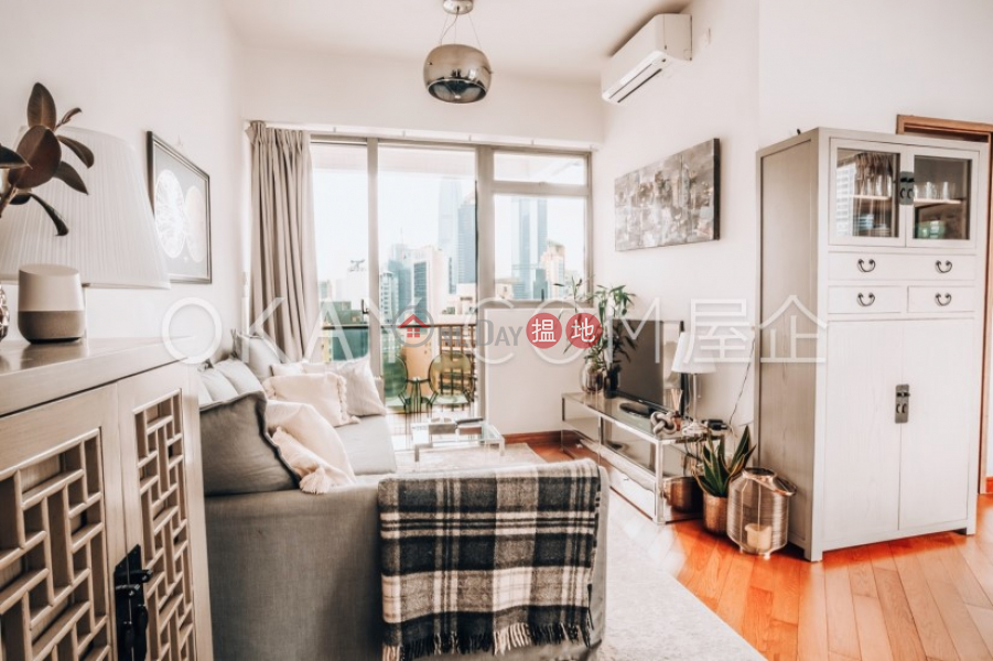 Popular 1 bed on high floor with sea views & balcony | For Sale | One Pacific Heights 盈峰一號 Sales Listings