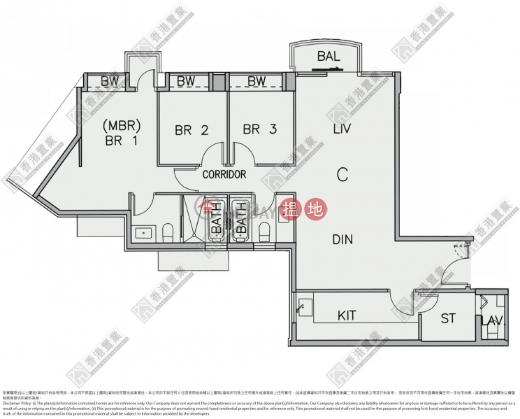 HK$ 3,650萬|Grand Austin 2座-油尖旺-grand austin 3房1 套