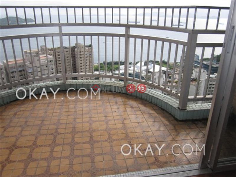 Efficient 3 bed on high floor with sea views & balcony | Rental 550-555 Victoria Road | Western District, Hong Kong | Rental | HK$ 50,000/ month