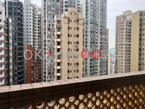 Efficient 2 bedroom on high floor with balcony | For Sale | Jing Tai Garden Mansion 正大花園 _0
