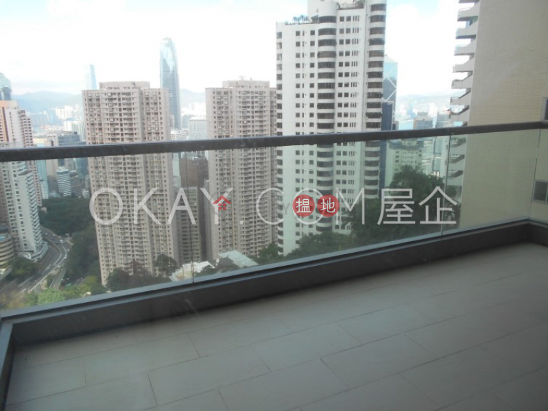 Unique 3 bedroom with balcony | Rental, Branksome Grande 蘭心閣 Rental Listings | Central District (OKAY-R25109)