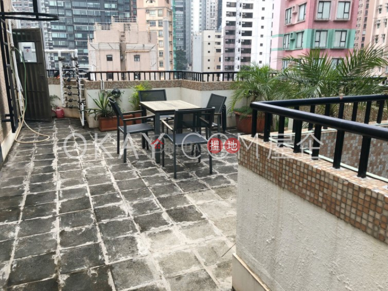 Property Search Hong Kong | OneDay | Residential Rental Listings | Intimate 1 bedroom on high floor with rooftop & balcony | Rental