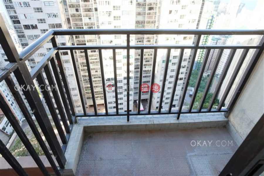 Gorgeous 3 bed on high floor with sea views & balcony | Rental 56 Cloud View Road | Eastern District, Hong Kong | Rental, HK$ 25,000/ month