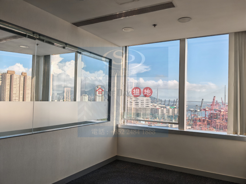 HK$ 34,502/ month, Ever Gain Plaza Tower 1 Kwai Tsing District, Kwai Chung Ever Gain: Sea View Office With Carpet And Fitted Partitions