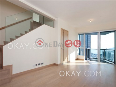 Tasteful 1 bed on high floor with sea views & balcony | Rental | Marinella Tower 9 深灣 9座 _0