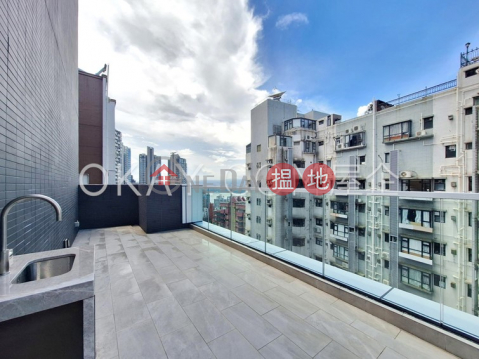 Stylish 2 bedroom on high floor with balcony | Rental | 8 Mosque Street 摩羅廟街8號 _0