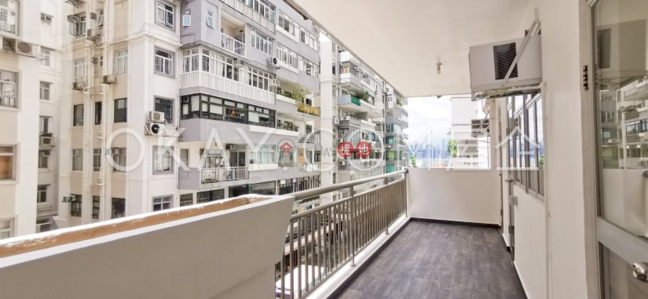 Stylish 3 bedroom with sea views & balcony | Rental 9 Kingston Street | Wan Chai District Hong Kong Rental, HK$ 53,000/ month