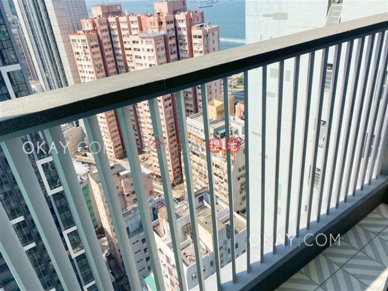 HK$ 25,000/ month Artisan House, Western District | Unique 1 bedroom on high floor with sea views & balcony | Rental