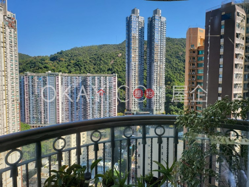 HK$ 48M | Carnation Court, Wan Chai District | Stylish 4 bedroom on high floor with balcony & parking | For Sale