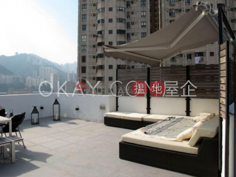 Elegant 1 bedroom with racecourse views, rooftop | Rental | Full View Court 富威閣 _0