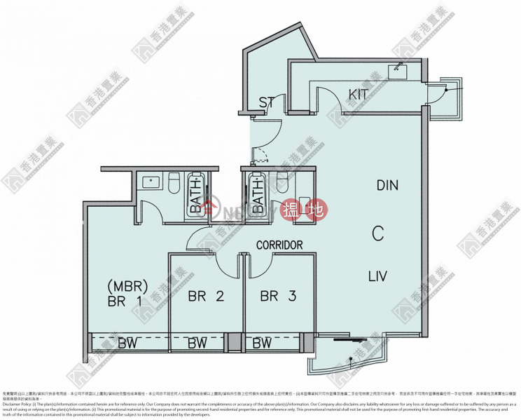 Three-bedroom unit at Grand Austin 9 Austin Road West | Yau Tsim Mong | Hong Kong | Sales | HK$ 24M